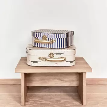 OYOY Living Design - 2 Mini Kufferter, Krokodille & Stribe