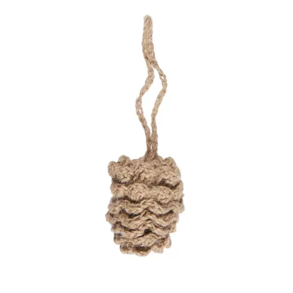 Ib Laursen - Kogle t/ophæng hæklet jute Ib Laursen - Kogle t/ophæng hæklet jute