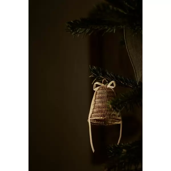 TineK Home - Juleklokke, palmefibre, D8xH8 cm