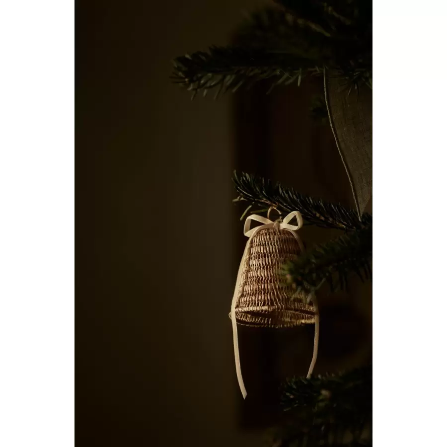 TineK Home - Juleklokke, palmefibre, D8xH8 cm