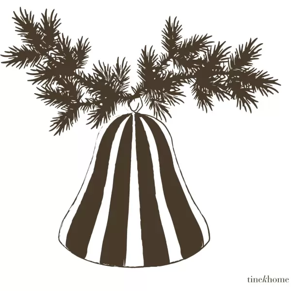 TineK Home - Bell Papirservietter, 40x40 cm, 50 stk, mocca TineK Home - Bell Papirservietter, 40x40 cm, 50 stk, mocca