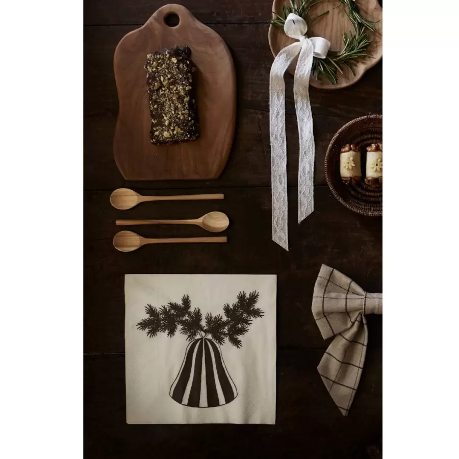 TineK Home - Bell Papirservietter, 40x40 cm, 50 stk, mocca
