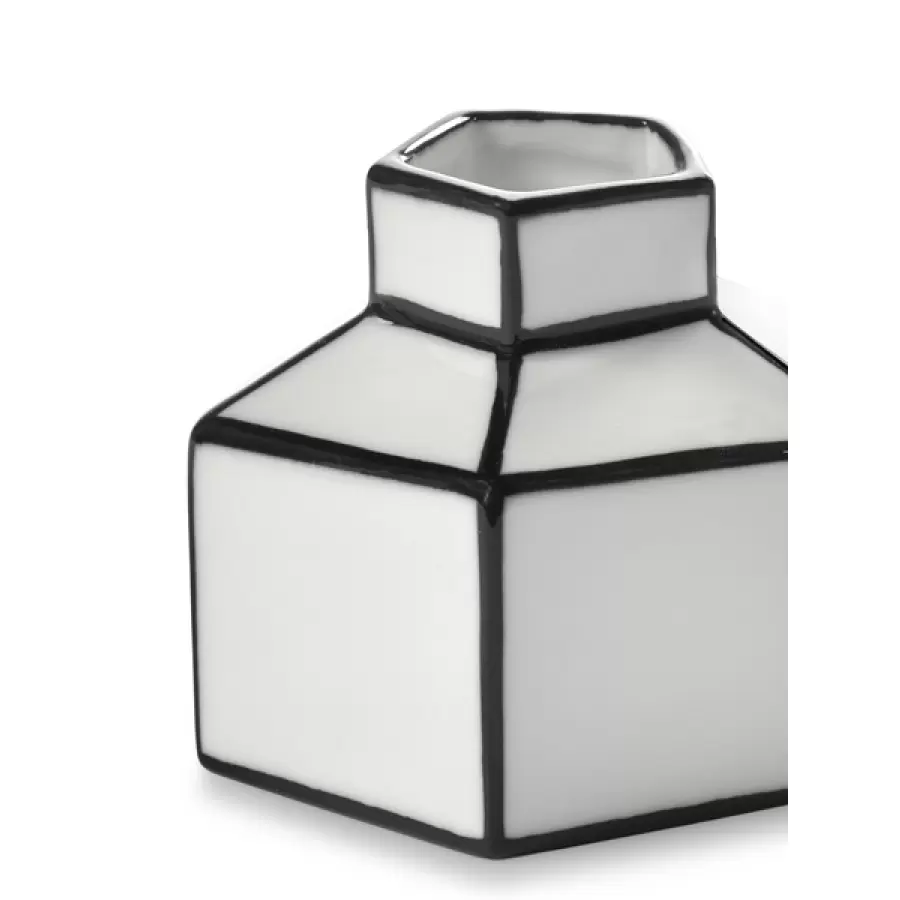 Serax - Vase Carte Blanche S, Hvid/Sort