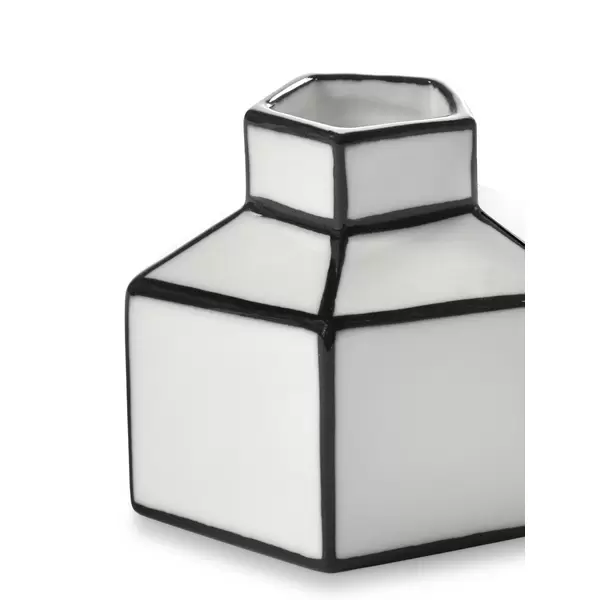 Serax - Vase S, hvid/sort Serax - Vase S, hvid/sort