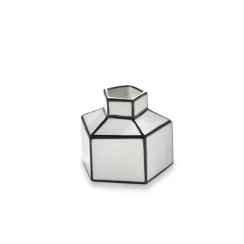 Serax - Vase S, hvid/sort