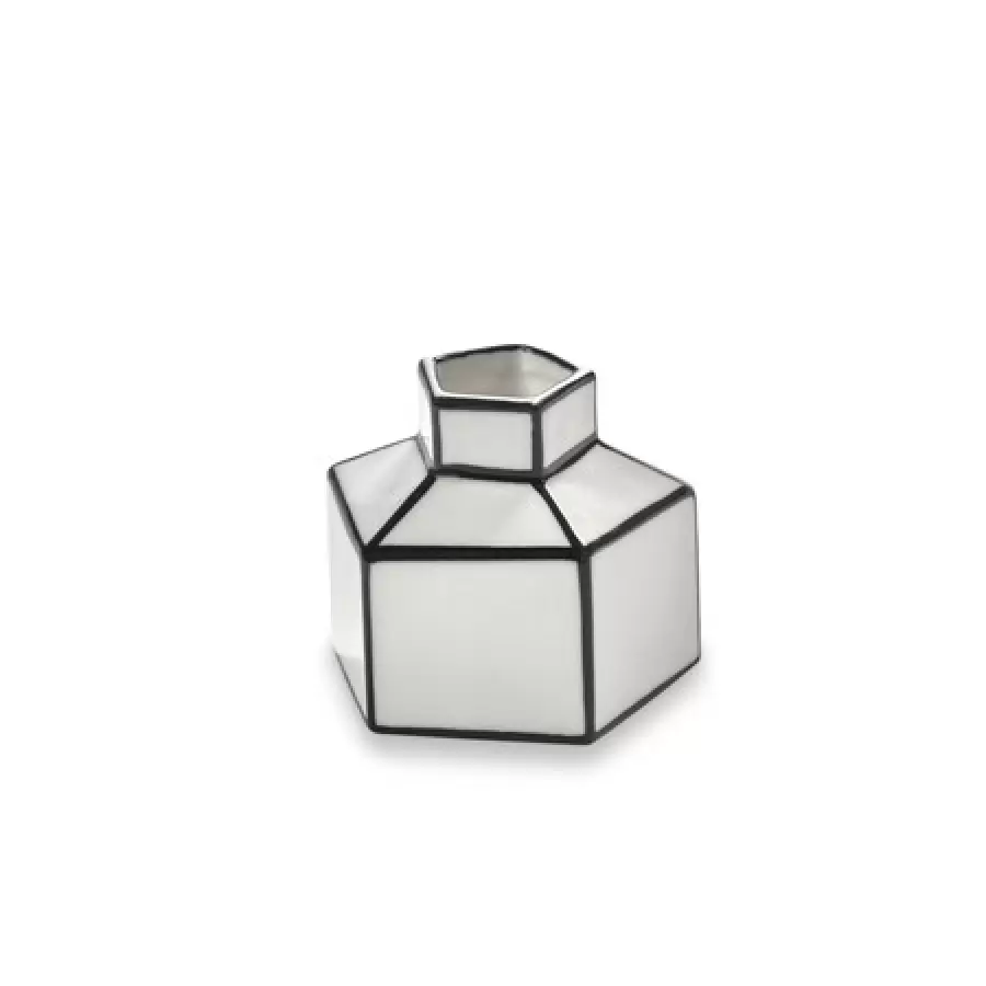 Serax - Vase S, hvid/sort