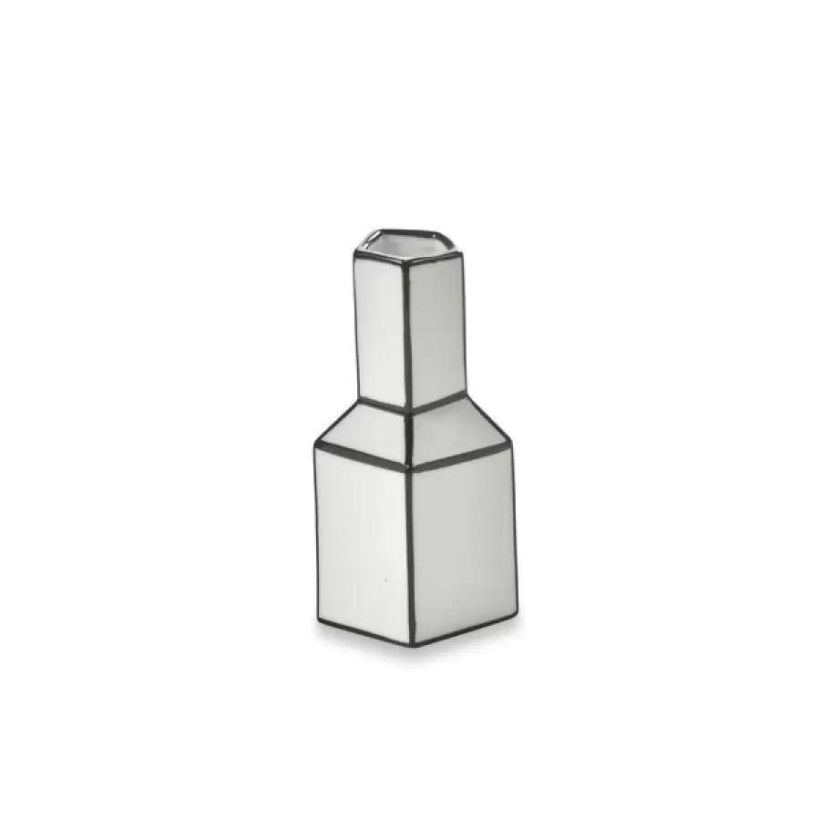 Serax - Vase Carte Blanche M, Hvid/Sort