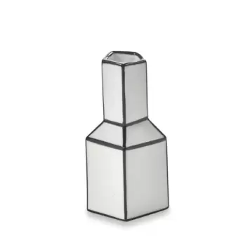 Serax - Vase M, hvid/sort