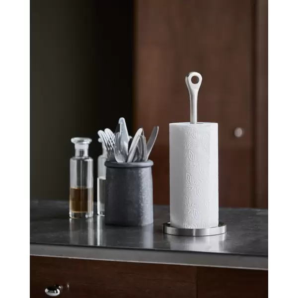 House Doctor - Køkkenrulleholder Eden, Brushed Silverfinish House Doctor - Køkkenrulleholder Eden, Brushed Silverfinish