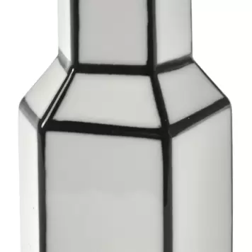 Serax - Vase L, hvid/sort