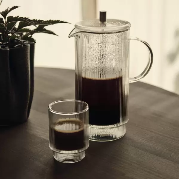 Ferm Living - Sæt med 2 stk. Ripple Thermo krus/glas - Clear Ferm Living - Sæt med 2 stk. Ripple Thermo krus/glas - Clear