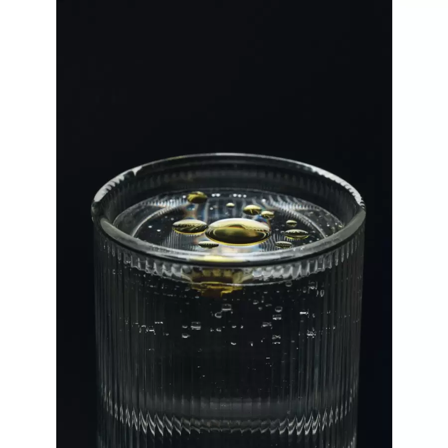 Ferm Living - 2 stk. Ripple Termoglas, Klar