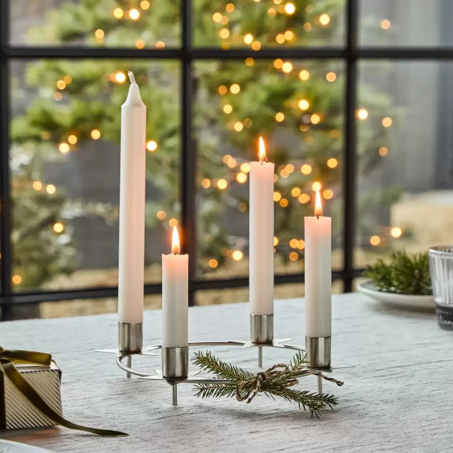 House Doctor - Adventsstage, Sølvfinish