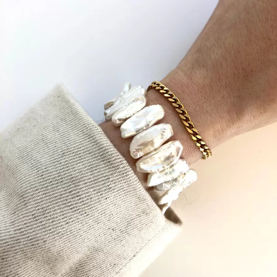 Sisse Dinesen - Armbånd Pernilla, Forgyldt