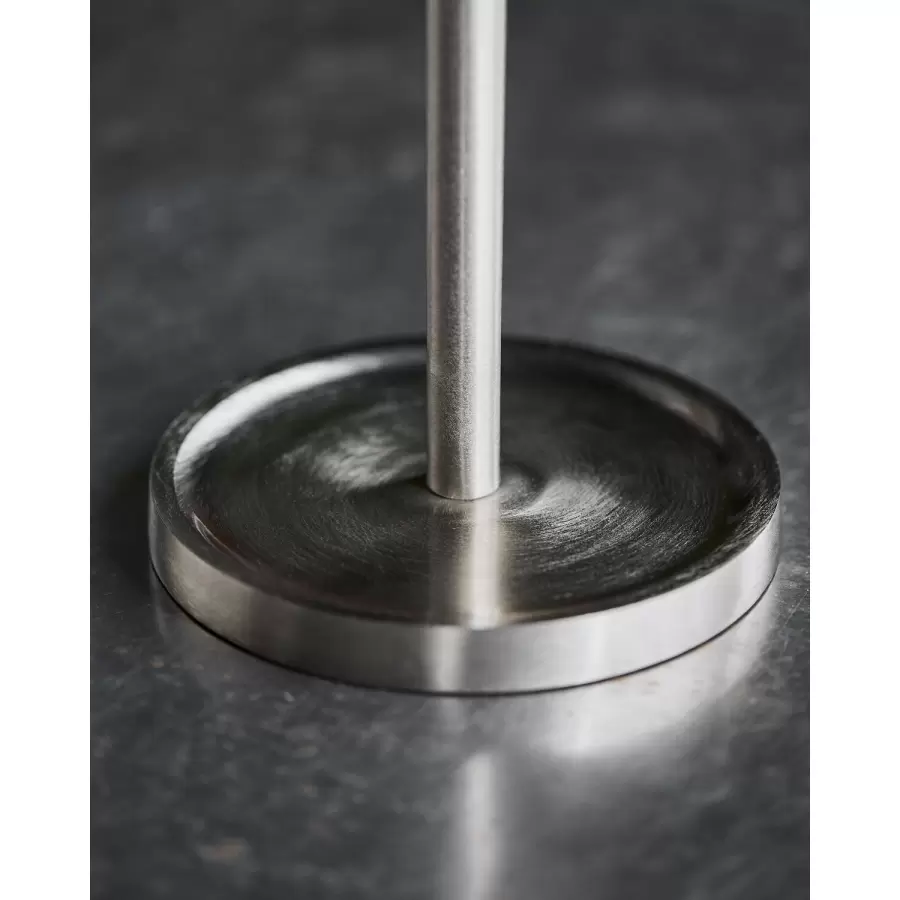 House Doctor - Køkkenrulleholder Eden, Brushed Silverfinish