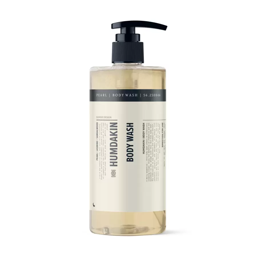 HUMDAKIN - Pearl Body Wash Jasmine & Sandalwood, 500 ml.