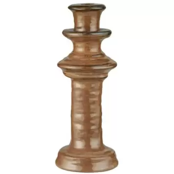 Ib Laursen - Lysestage Milan, Brun Ø:10*26 Ib Laursen - Lysestage Milan, Brun Ø:10*26