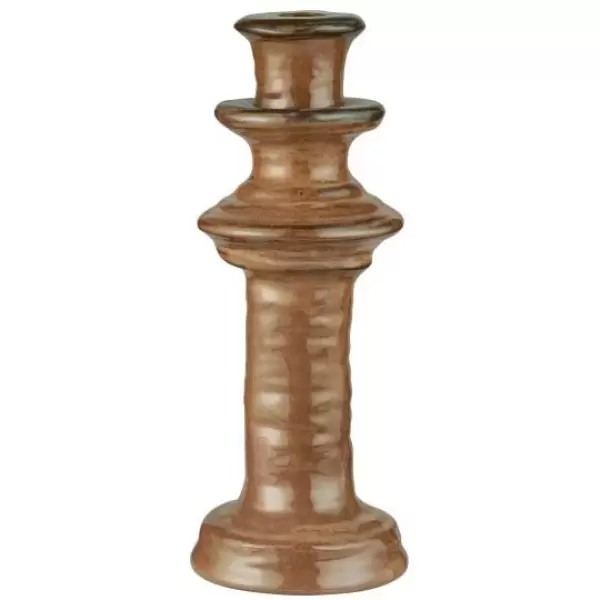 Ib Laursen - Lysestage Milan, Brun Ø:10*26 Ib Laursen - Lysestage Milan, Brun Ø:10*26