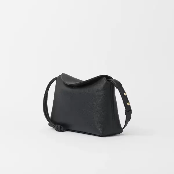 O My Bag - Sienna Mini, Sort Soft Grain Leather