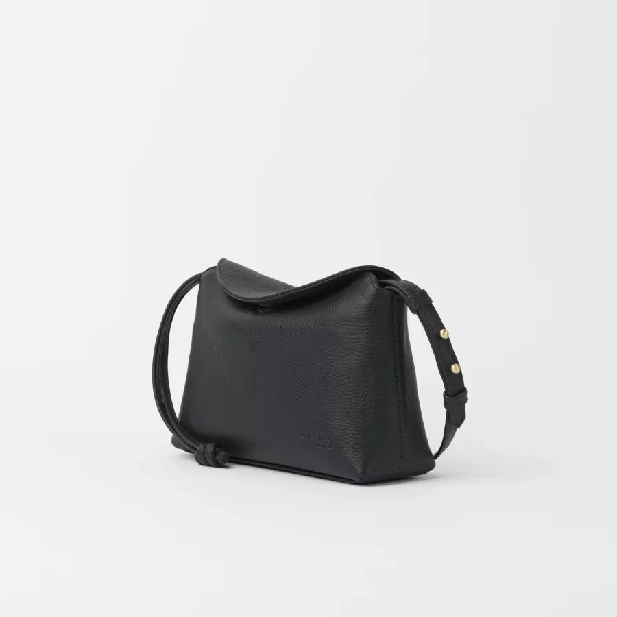 O My Bag - Sienna Mini, Sort Soft Grain Leather