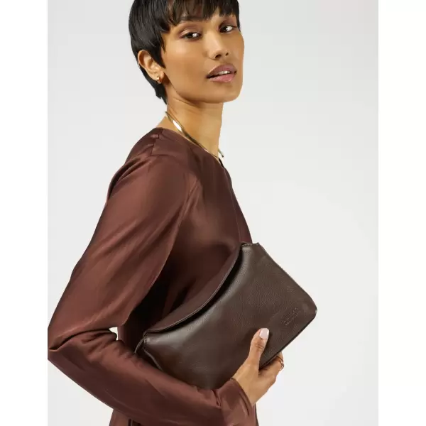 O My Bag - Sienna Mini, Chocolate Soft Grain Leather O My Bag - Sienna Mini, Chocolate Soft Grain Leather