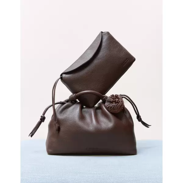 O My Bag - Sienna Mini, Chocolate Soft Grain Leather O My Bag - Sienna Mini, Chocolate Soft Grain Leather