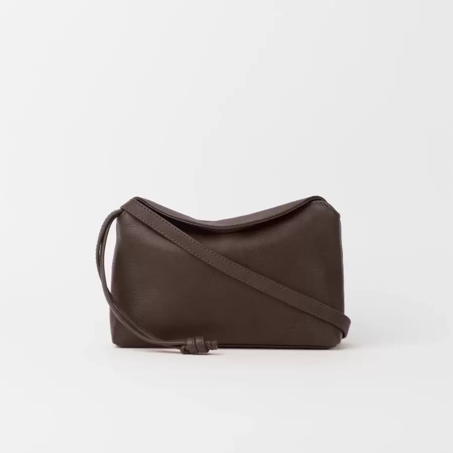 O My Bag - Sienna Mini, Chocolate Soft Grain Leather