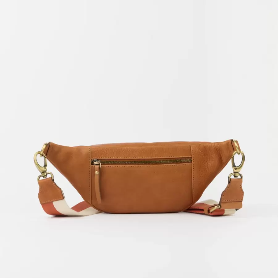 O My Bag - Niko Bum Bag, Wild Oak Soft Grain Leather