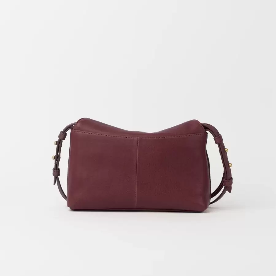 O My Bag - Sienna Mini, Dark Cherry Soft Grain Leather