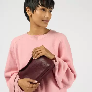 O My Bag - Sienna Mini - Dark Cherry Soft Grain