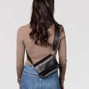 O My Bag - Harper Mini, Black Classic Leather