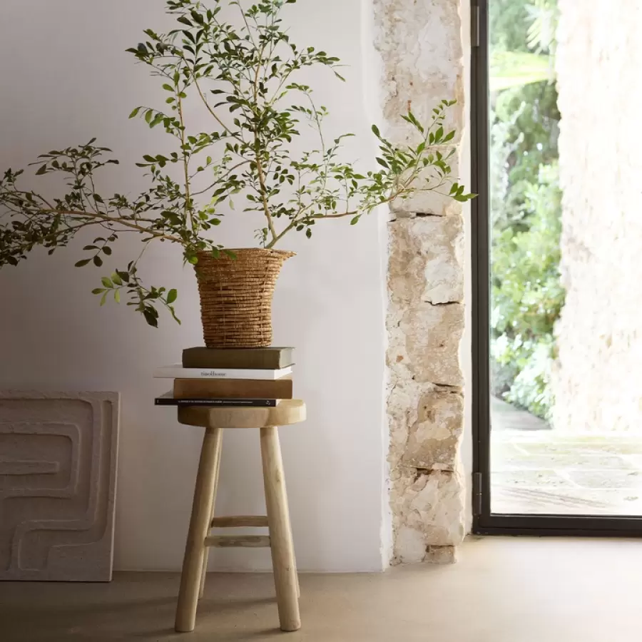 TineK Home - Myra Kurv High Palmefibre, Ø:16/28*H:23