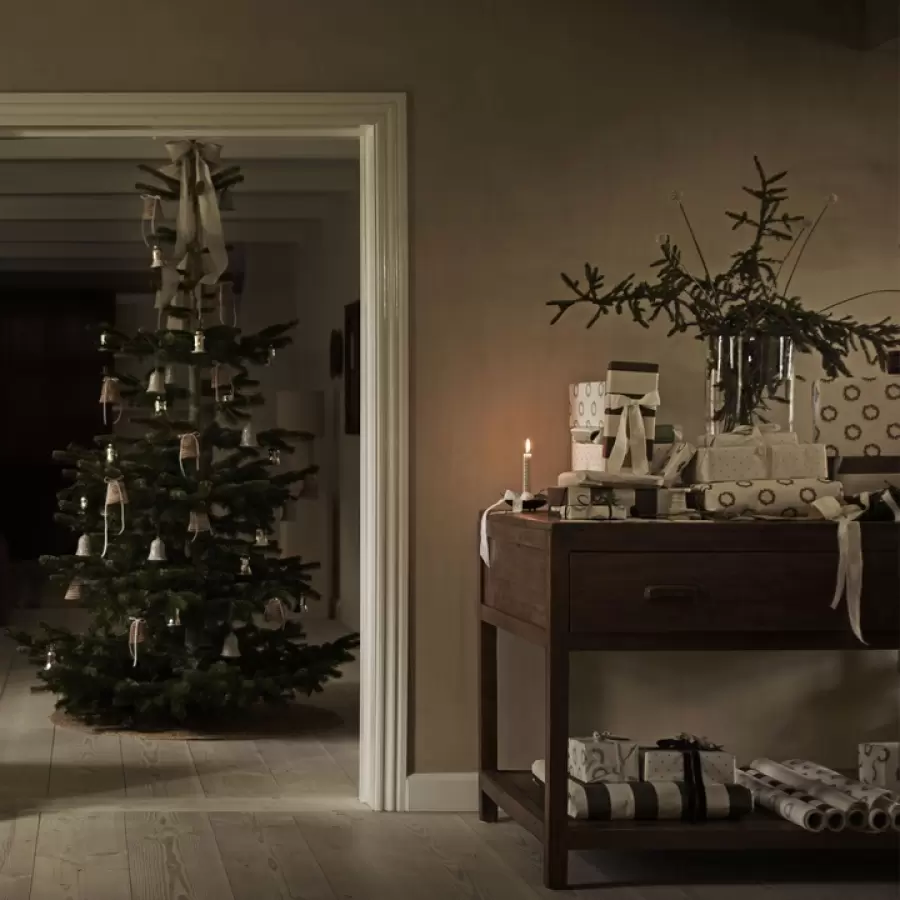 TineK Home - Juleklokke Dust Glitter Ø:8*10
