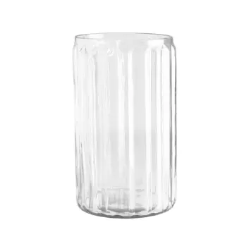 TineK Home - Mata Glasvase, riflet, XL D18xH30 cm TineK Home - Mata Glasvase, riflet, XL D18xH30 cm