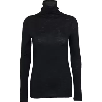 Basic Apparel - Rinja T-neck, Sort Basic Apparel - Rinja T-neck, Sort