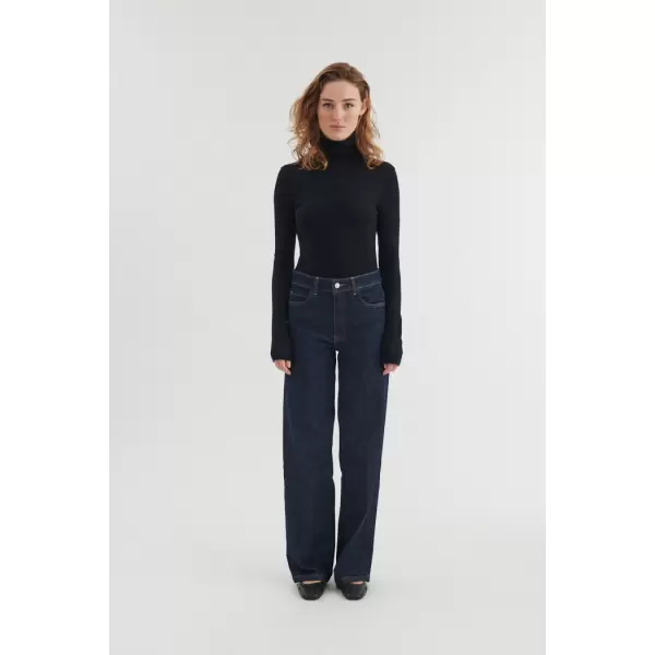Basic Apparel - Rinja T-neck, Sort