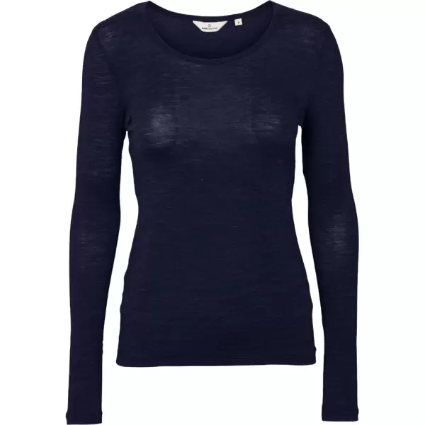 Basic Apparel - Rinja Langærmet Tee, Sky Captain