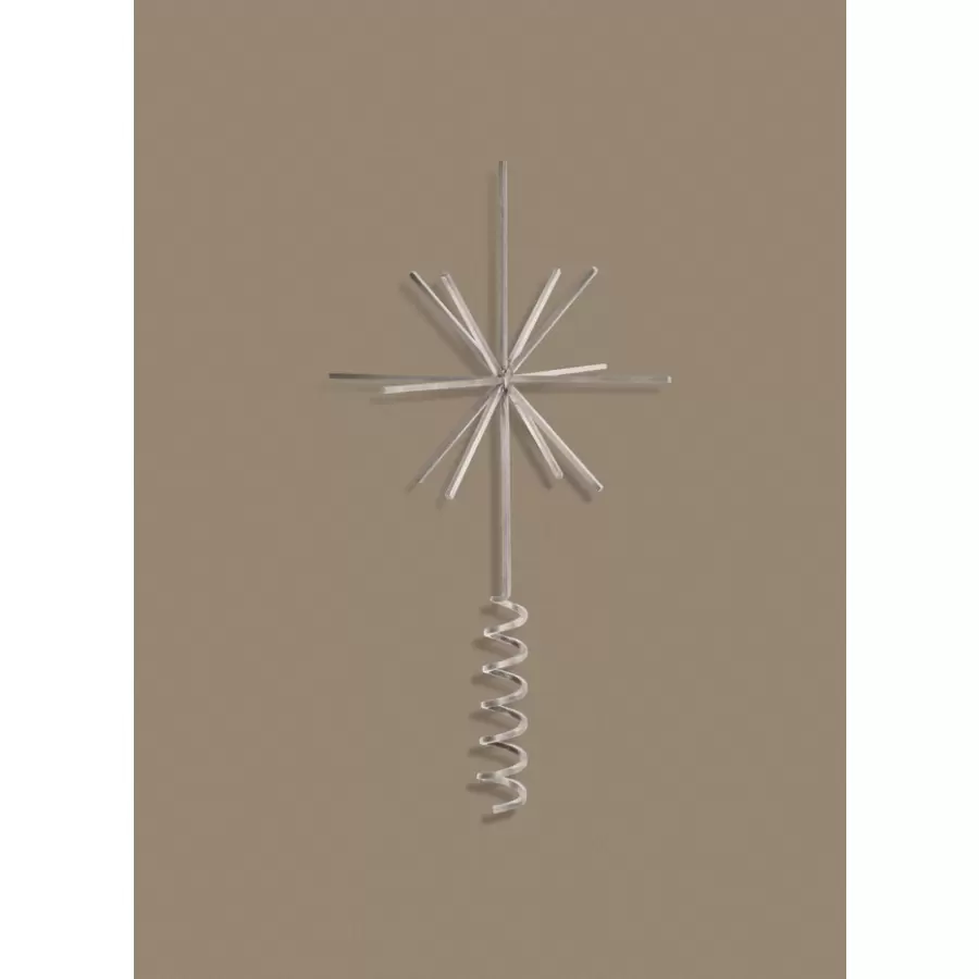 Ferm Living - Topstjerne Star, Forsølvet Messing