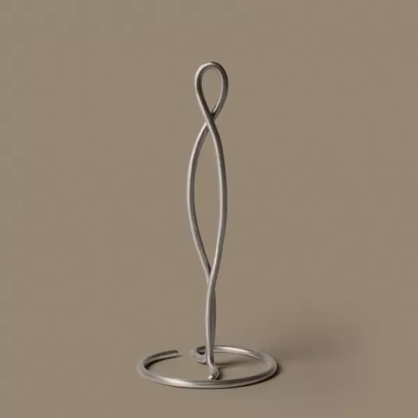 Ferm Living - Curvature Køkkenrulleholder, Rustfrit Stål Ferm Living - Curvature Køkkenrulleholder, Rustfrit Stål