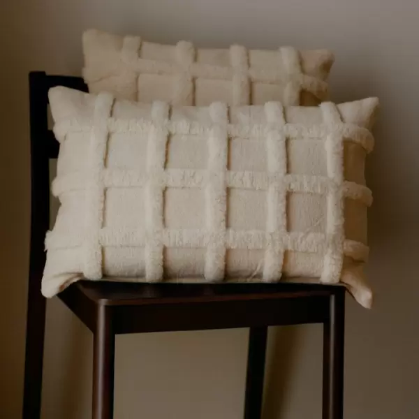 Ferm Living - Pude Norte Grid, Offwhite 40*60