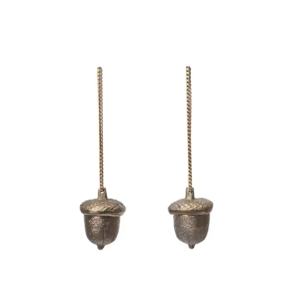 Ferm Living - 2 Agern ornamenter, Massiv Messing Ferm Living - 2 Agern ornamenter, Massiv Messing