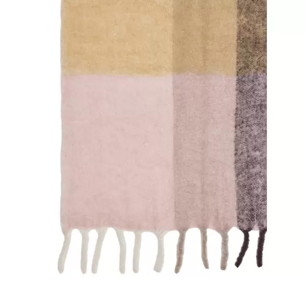 Ferm Living - Plaid Mohair Blur, Butter/Pale Rose Ferm Living - Plaid Mohair Blur, Butter/Pale Rose