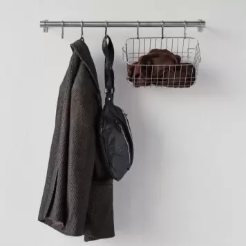 Mette Ditmer - HANG-IT rail, small, Chrome Mette Ditmer - HANG-IT rail, small, Chrome