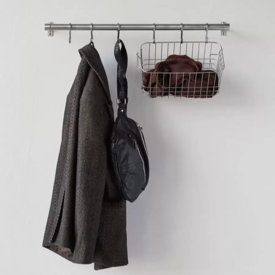 Mette Ditmer - HANG-IT rail, small, Chrome