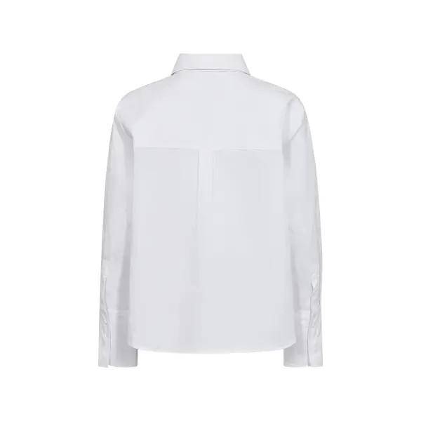 Atelier TAKTIL - Skjorte Ava Mens Tie, Hvid Atelier TAKTIL - Skjorte Ava Mens Tie, Hvid