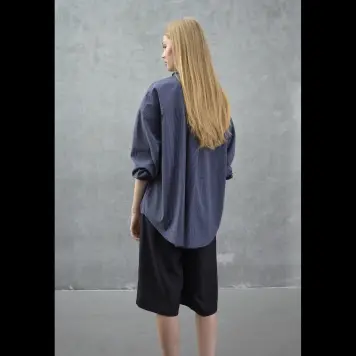 Love&Divine - Skjorte Blåternet med slips