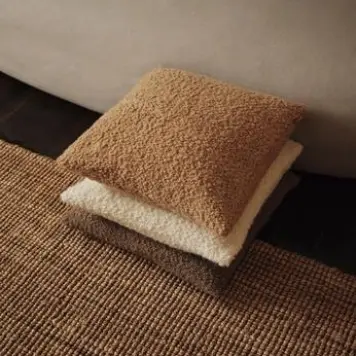 Ferm Living - Pudebetræk Moor, Offwhite