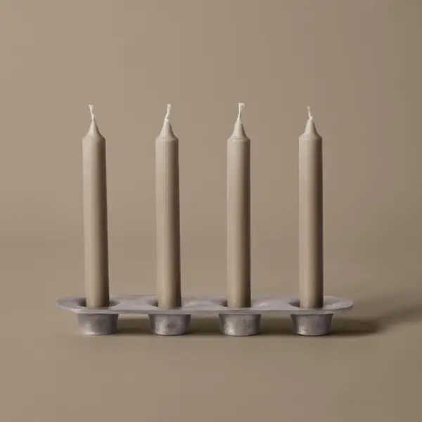 Ferm Living - Soothe lysestage til 4 lys, Aluminium Ferm Living - Soothe lysestage til 4 lys, Aluminium