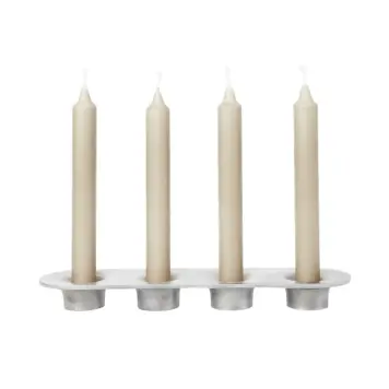 Ferm Living - Soothe lysestage til 4 lys - Candle Holder -  Aluminium