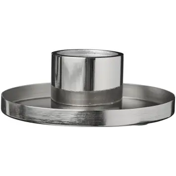 Ib Laursen - Stage til 3,8 cm lys, Blank Sølvfinish